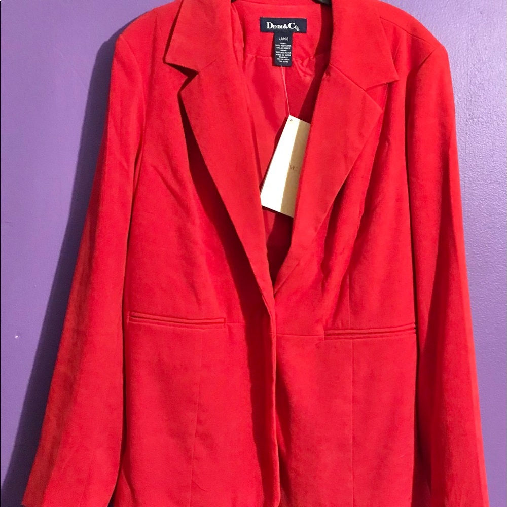 Denim & Co. Collard Blazer - Picture 11 of 12